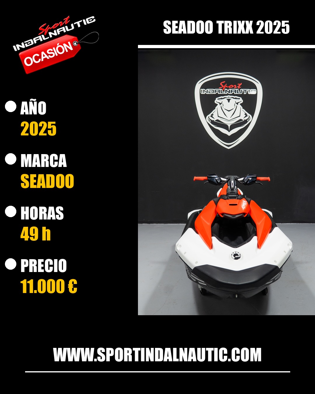 Seadoo Spark Trixx 2025 · imagen 1