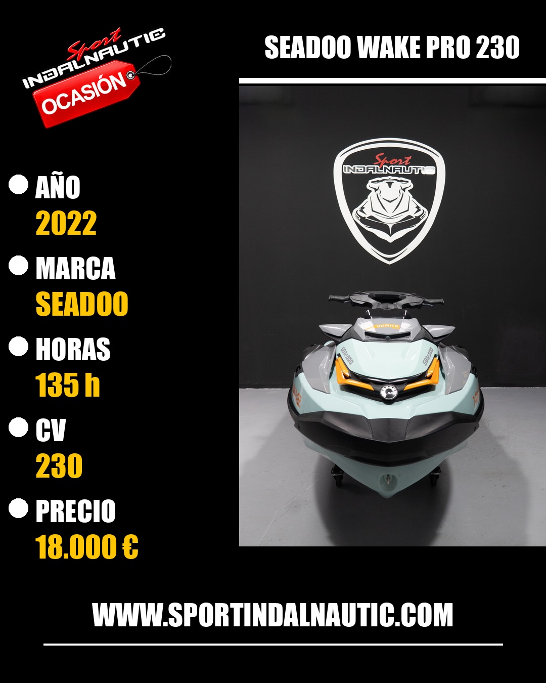 Seadoo Wake Pro 230 · imagen 1